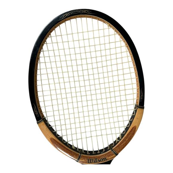 Vintage Wilson Advantage Wooden Tennis Racquet Original Cover 1970s Collectible - Picture 10 of 13